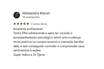 Depoimento de paciente